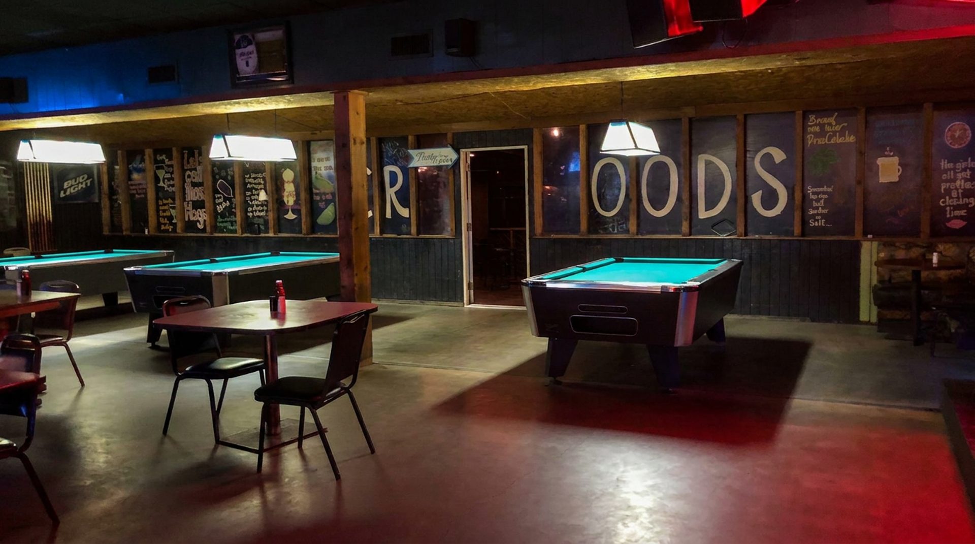 Pool tables, sports TVs, and karaoke