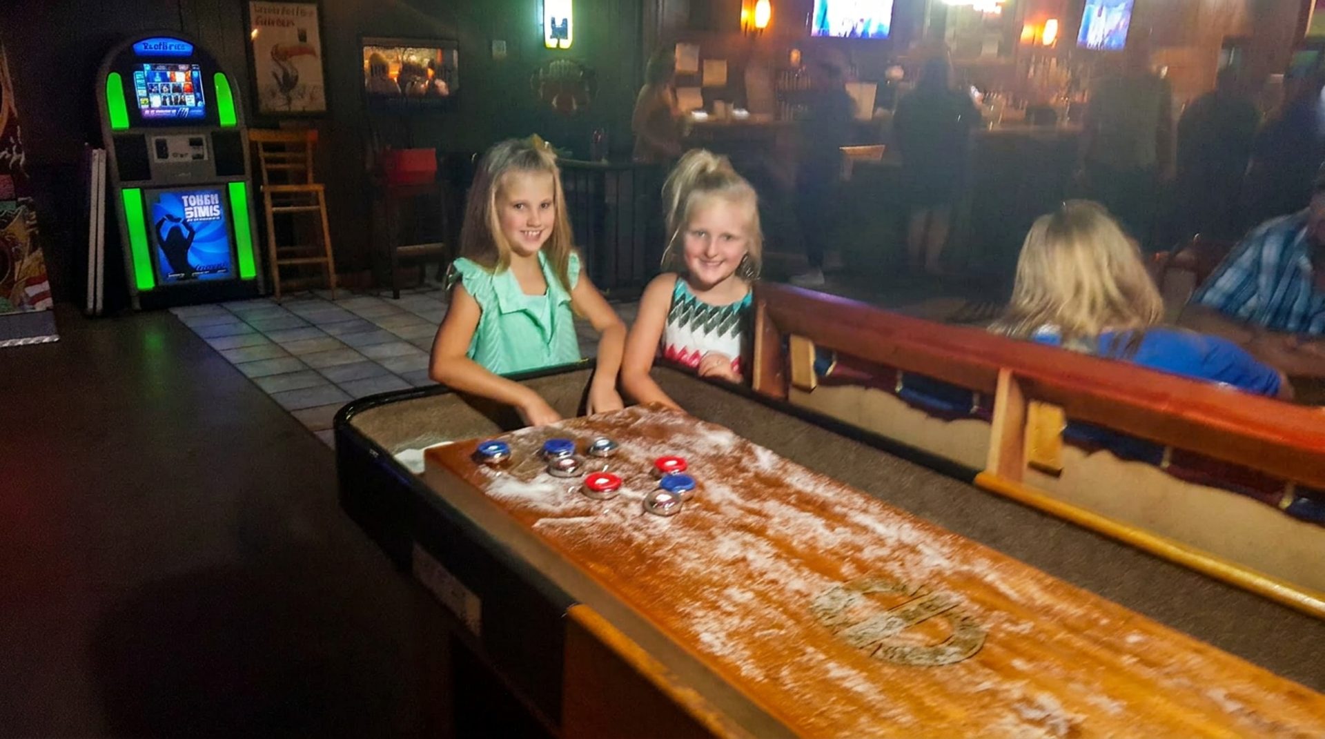 Shuffleboard and the jukebox