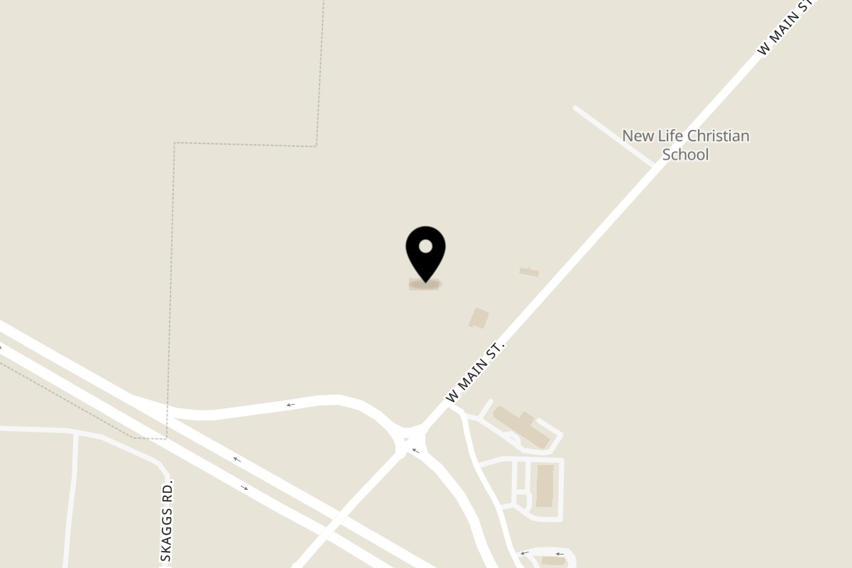 Map showing the location of Crosswoods Restaurant & Sports Club on 2614 W Main St in Clarksville